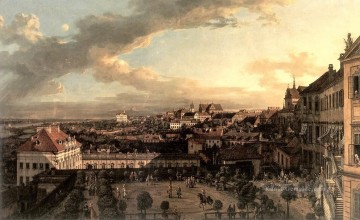 Ansicht Warschau von der Royal Palace urban Bernardo Bell Ölgemälde